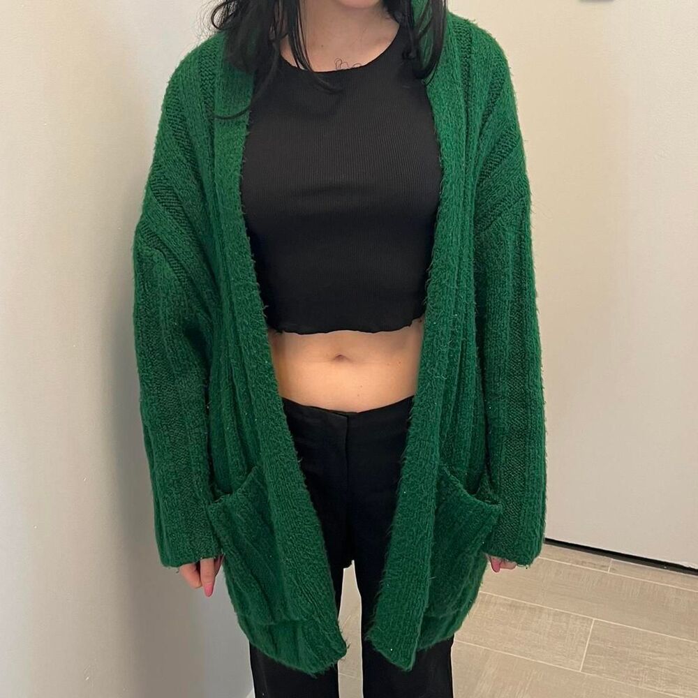 Zara Women's Green Cardigan
